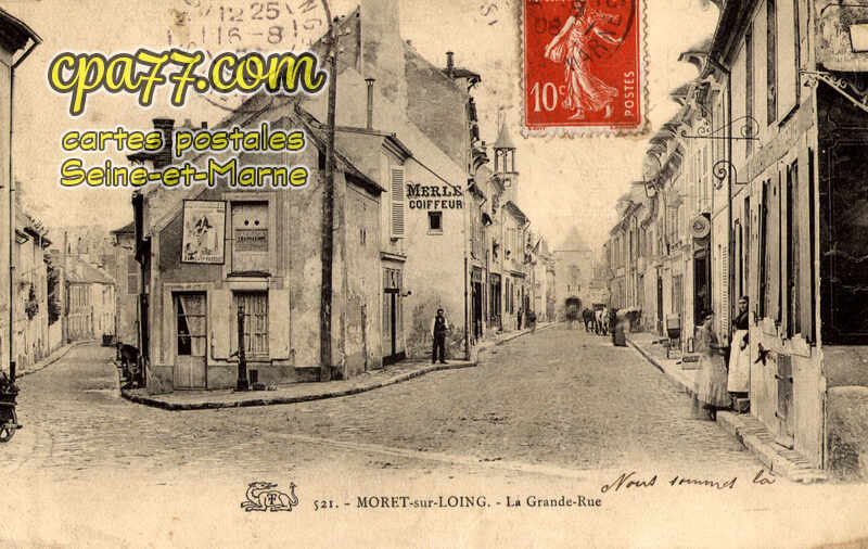 Moret Sur Loing (Seine-et-Marne) - La Grande Rue
