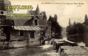 Moret Sur Loing (Seine-et-Marne) - le Loing aux Vieux Moulins