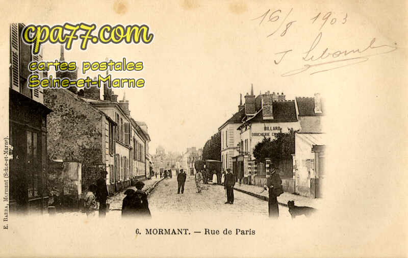 Mormant (Seine-et-Marne) - Rue de Paris