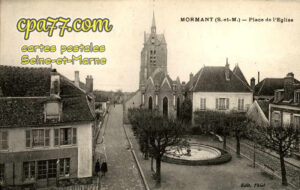 Mormant (Seine-et-Marne) - Place de l&rsquo;Eglise