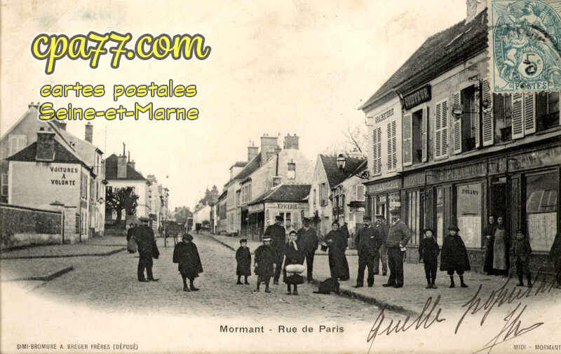 Mormant (Seine-et-Marne) - Rue de Paris