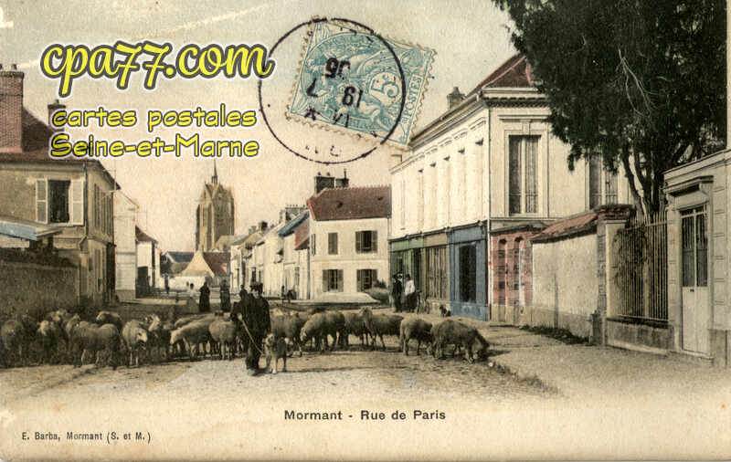 Mormant (Seine-et-Marne) - Rue de Paris (en l&rsquo;état)