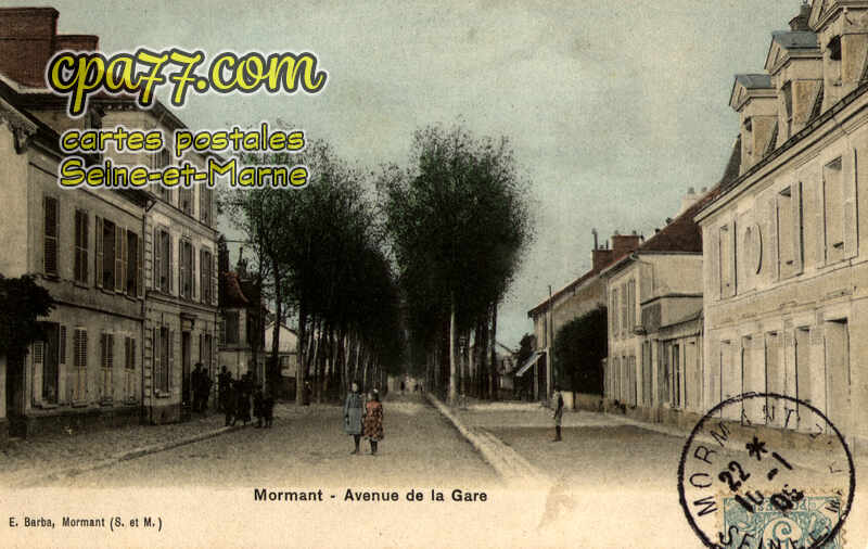Mormant (Seine-et-Marne) - Avenue de la Gare