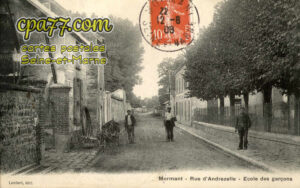 Mormant (Seine-et-Marne) - Rue d&rsquo;Andrezelle – Ecole des garçons