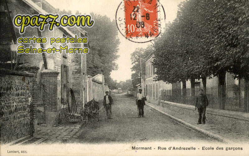 Mormant (Seine-et-Marne) - Rue d&rsquo;Andrezelle – Ecole des garçons