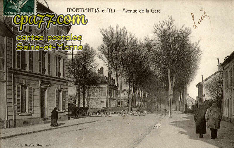 Mormant (Seine-et-Marne) - Avenue de la Gare
