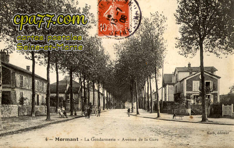 Mormant (Seine-et-Marne) - La Gendarmerie – Avenue de la Gare