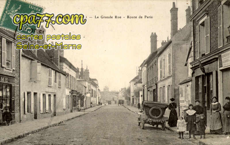 Mormant (Seine-et-Marne) - La Grande Rue – Route de Paris