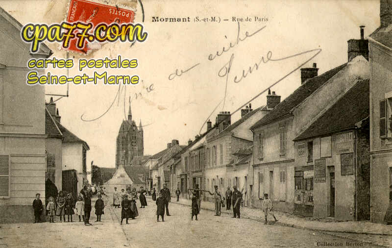 Mormant (Seine-et-Marne) - Rue de Paris (en l&rsquo;état)