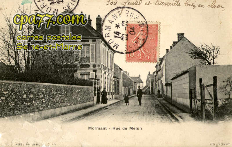 Mormant (Seine-et-Marne) - Rue de Melun