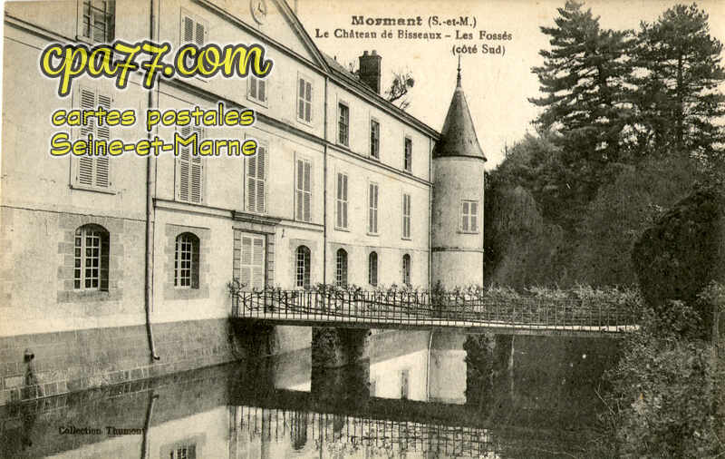 Mormant (Seine-et-Marne) - Le Château de Bisseaux – Les Fossés (côté sud)