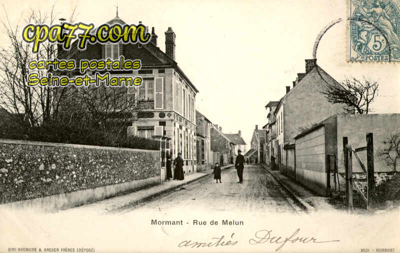 Mormant (Seine-et-Marne) - Rue de Melun