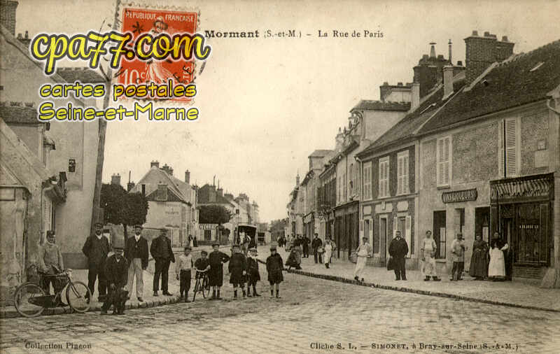 Mormant (Seine-et-Marne) - La Rue de Paris