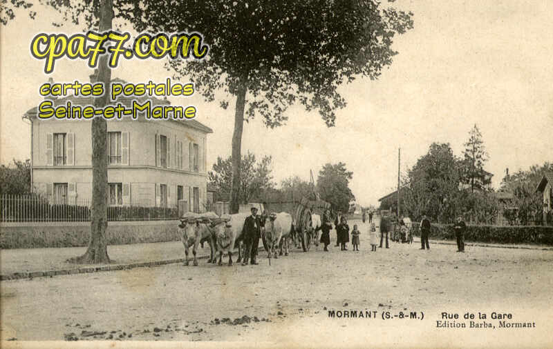 Mormant (Seine-et-Marne) - Rue de la Gare