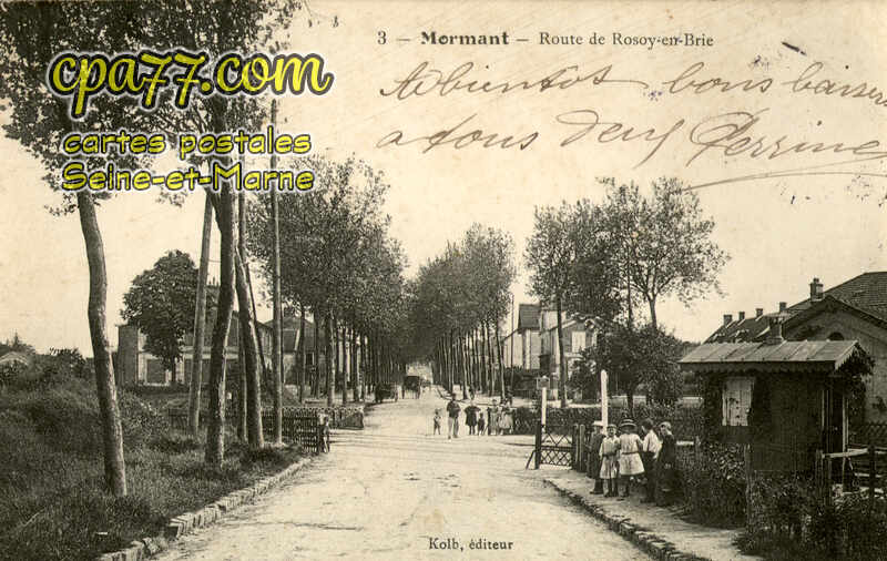 Mormant (Seine-et-Marne) - Route de Rosoy-en-Brie