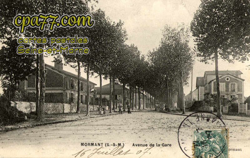 Mormant (Seine-et-Marne) - Avenue de la Gare
