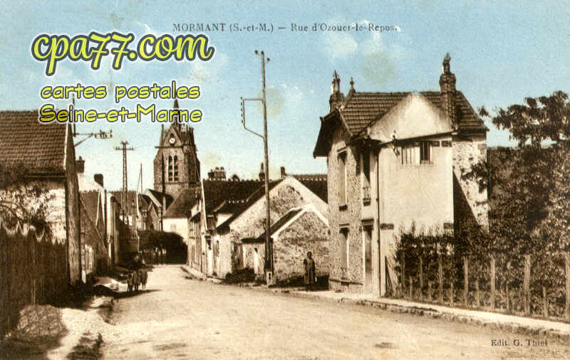 Mormant (Seine-et-Marne) - Rue d&rsquo;Ozouer-le-Repos
