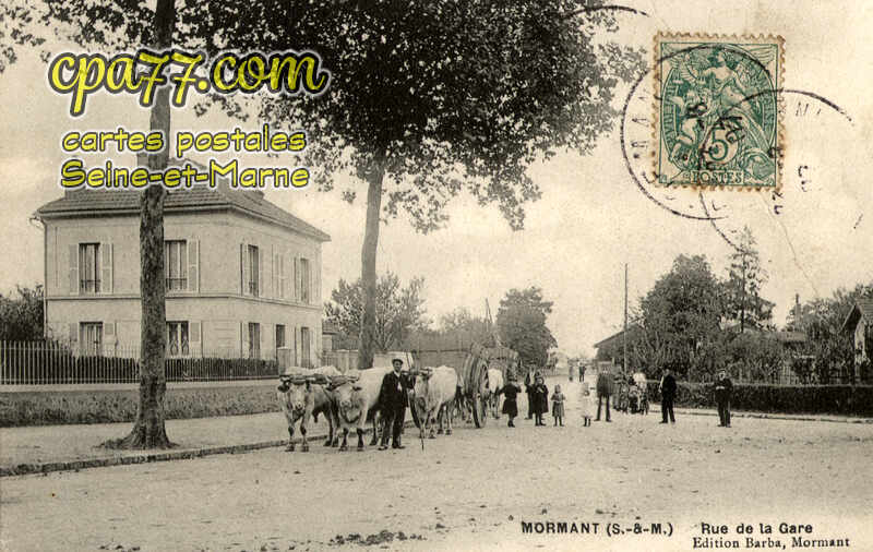 Mormant (Seine-et-Marne) - Rue de la Gare