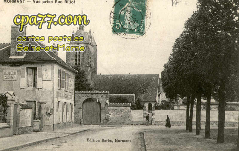 Mormant (Seine-et-Marne) - Vue prise Rue Billot