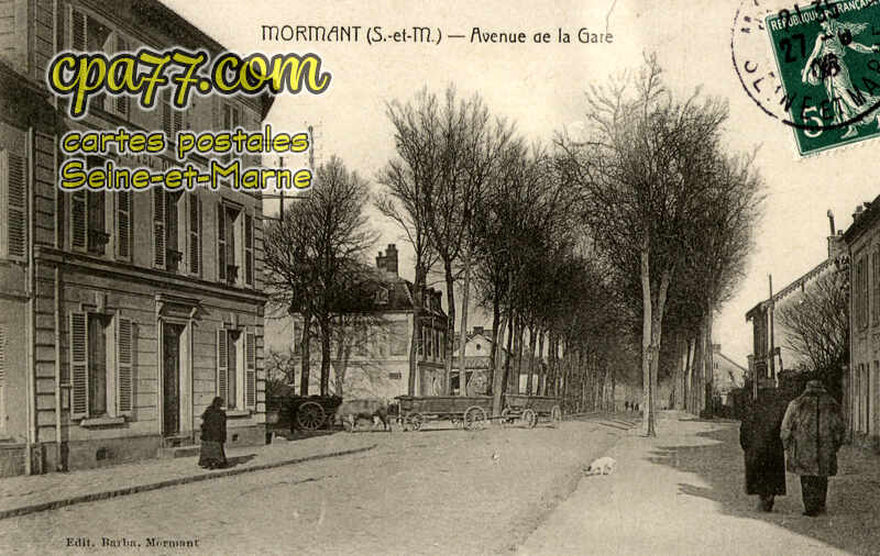 Mormant (Seine-et-Marne) - Avenue de la Gare
