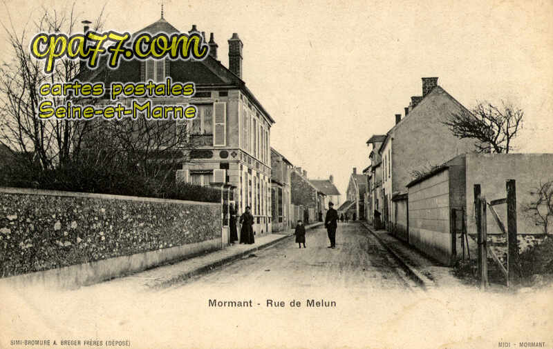 Mormant (Seine-et-Marne) - Rue de Melun