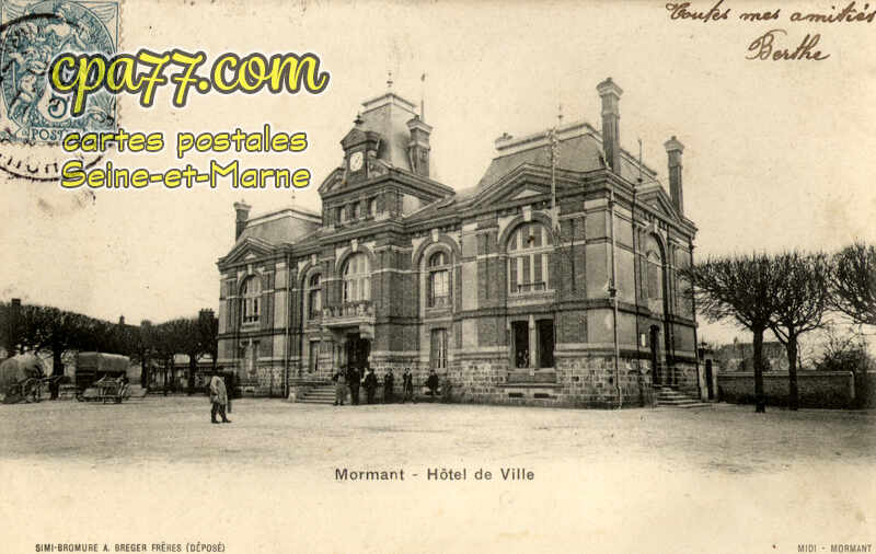 Mormant (Seine-et-Marne) - Hôtel de Ville