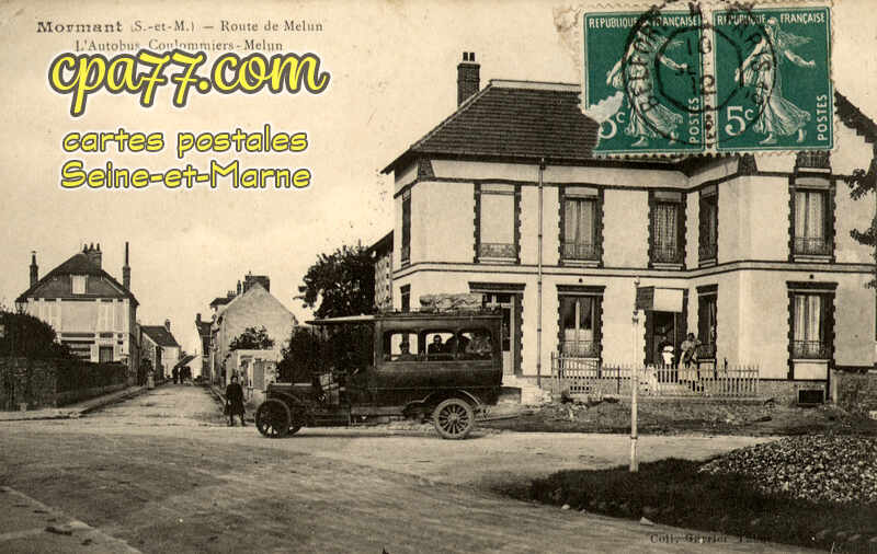 Mormant (Seine-et-Marne) - Route de Melun – L&rsquo;Autobus Coulommiers-Melun