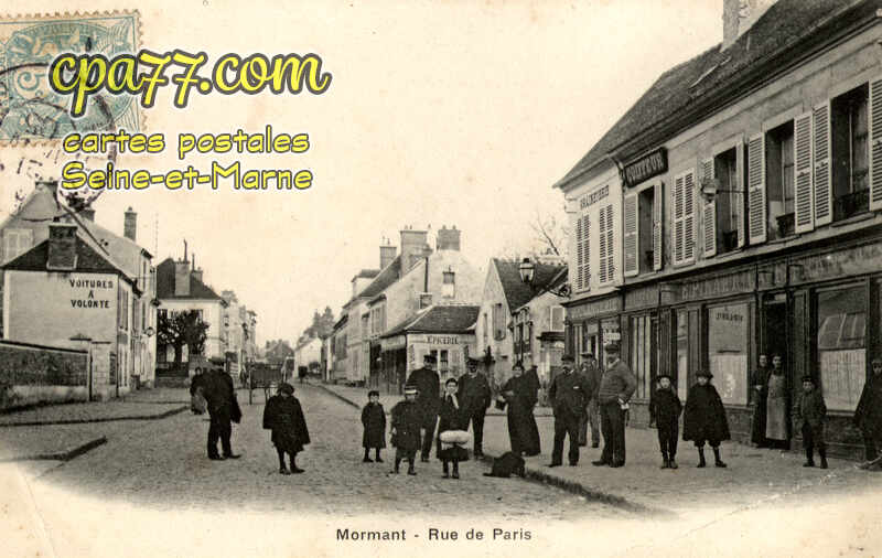 Mormant (Seine-et-Marne) - Rue de Paris (en l&rsquo;état)