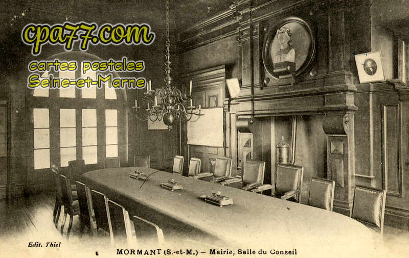 Mormant (Seine-et-Marne) - Mairie, Salle du Conseil