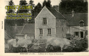 Mortcerf (Seine-et-Marne) - Intérieur de la Ferme de Saint-Avoye