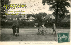 Mortcerf (Seine-et-Marne) - Vue panoramique, prise de la Gare