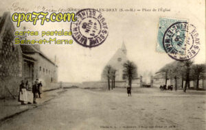 Mousseaux Lès Bray (Seine-et-Marne) - Place de l&rsquo;Eglise