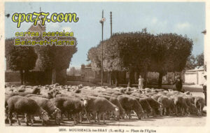 Mousseaux Lès Bray (Seine-et-Marne) - Place de l&rsquo;Eglise