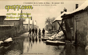 Mouy Sur Seine (Seine-et-Marne) - Petit-Peugny – Inondations de 1910