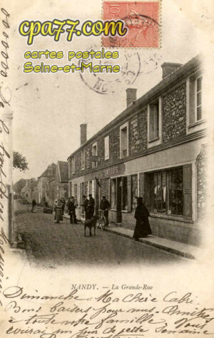 Nandy (Seine-et-Marne) - La Grande-Rue