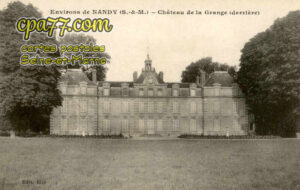 Nandy (Seine-et-Marne) - Château de la Grange (derrière)