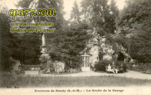 Nandy (Seine-et-Marne) - La Grotte de la Grange