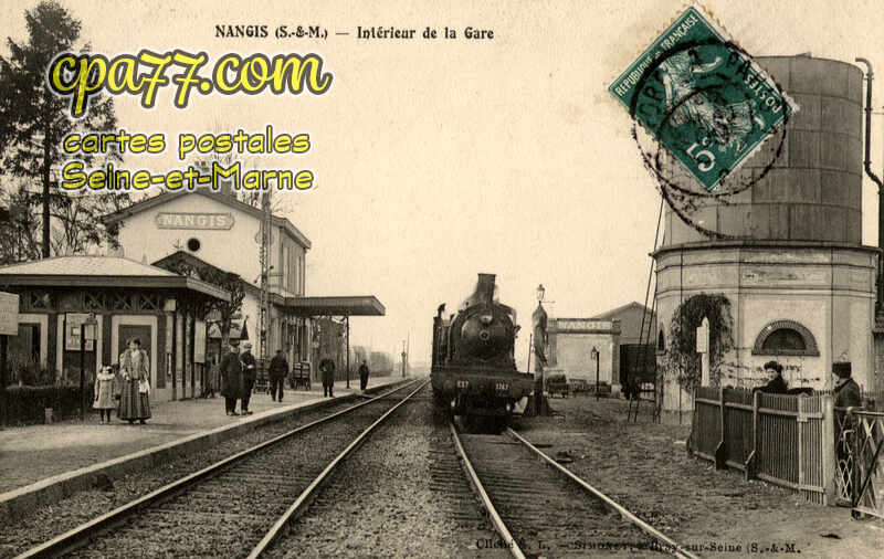 Nangis (Seine-et-Marne) - Intérieur de la Gare