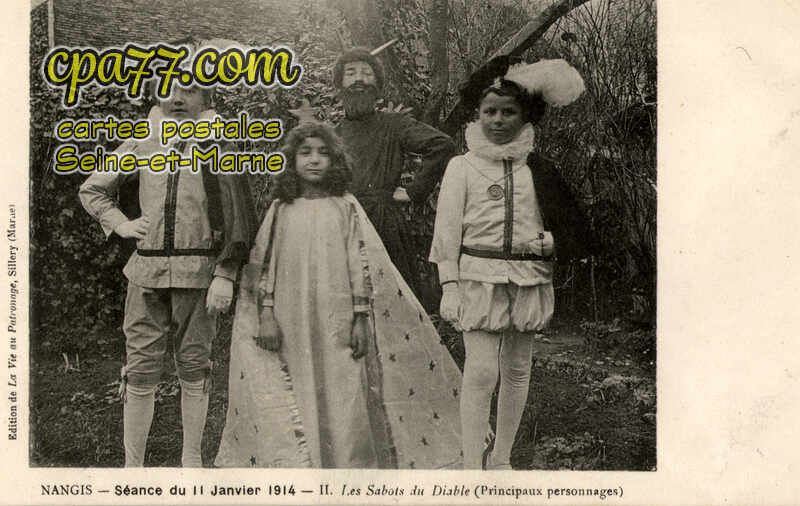 Nangis (Seine-et-Marne) - Séance du 11 Janvier 1914 – II. Les Sabots du Diable (Principaux personnages)