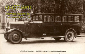 Nangis (Seine-et-Marne) - « Hôtel du Dauphin » – Nangis (S.-et-M.) – Car-Limousin 30 places