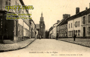 Nangis (Seine-et-Marne) - Rue de l&rsquo;Eglise