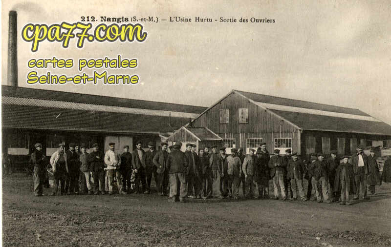 Nangis (Seine-et-Marne) - L&rsquo;Usine Hurtu – Sortie des Ouvriers