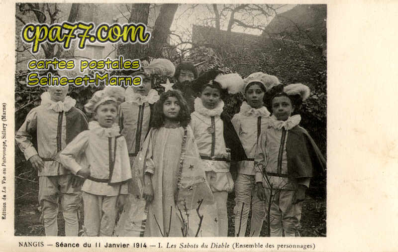 Nangis (Seine-et-Marne) - Séance du 11 Janvier 1914 – I. Les Sabots du Diable (Ensemble des personnages)