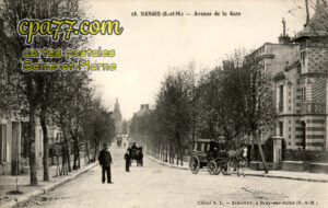 Nangis (Seine-et-Marne) - Avenue de la Gare