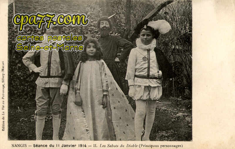 Nangis (Seine-et-Marne) - Séance du 11 Janvier 1914 – II. Les Sabots du Diable (Principaux personnages)