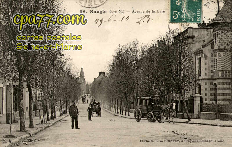 Nangis (Seine-et-Marne) - Avenue de la Gare