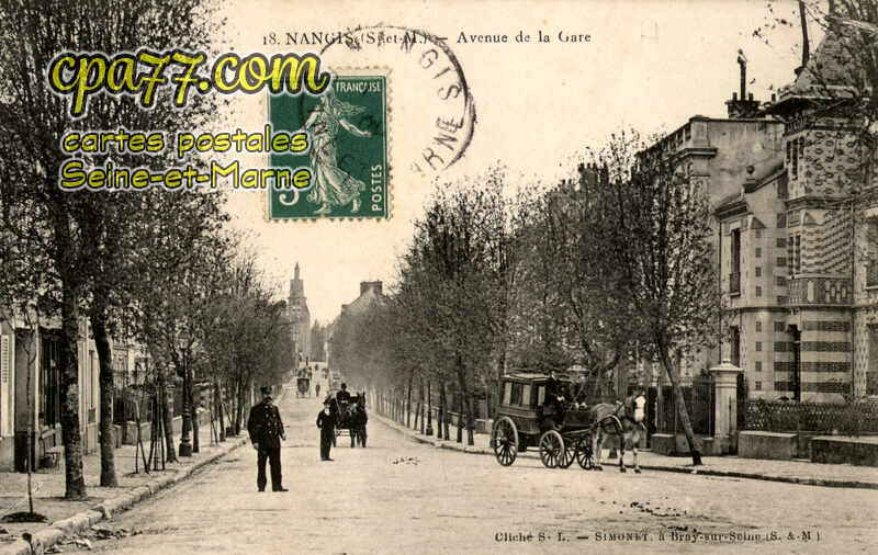 Nangis (Seine-et-Marne) - Avenue de la Gare