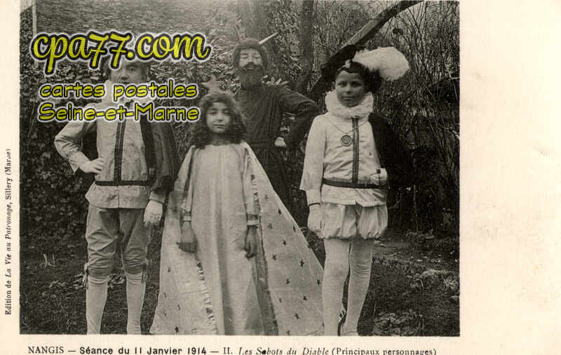 Nangis (Seine-et-Marne) - Séance du 11 Janvier 1914 – II. Les Sabots du Diable (Principaux personnages)