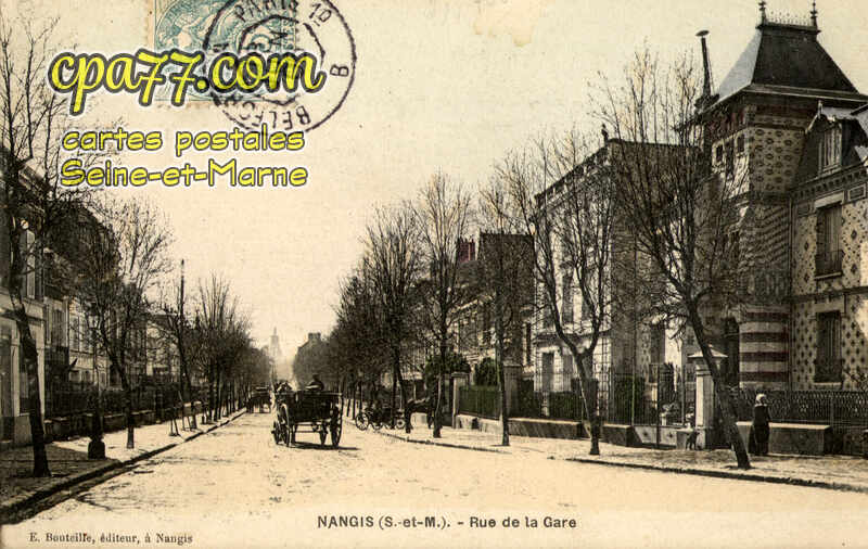 Nangis (Seine-et-Marne) - Rue de la Gare