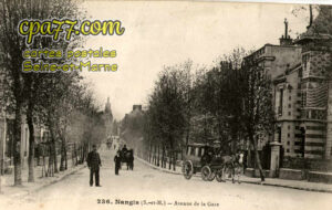 Nangis (Seine-et-Marne) - Avenue de la Gare